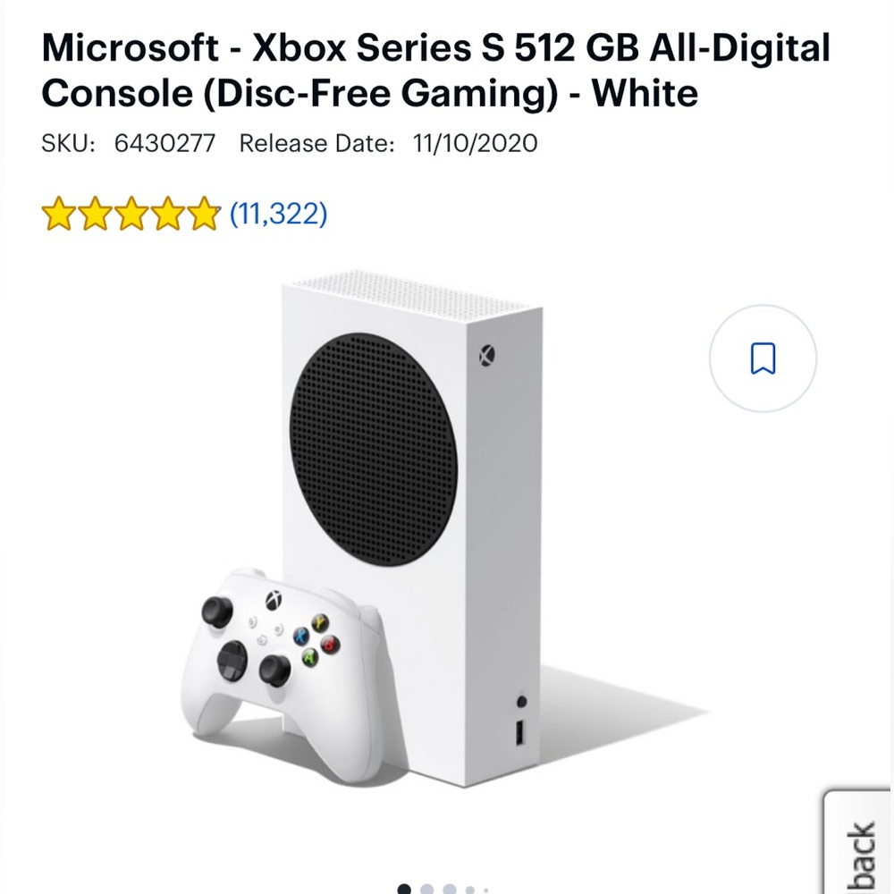 Xbox s series 512gb